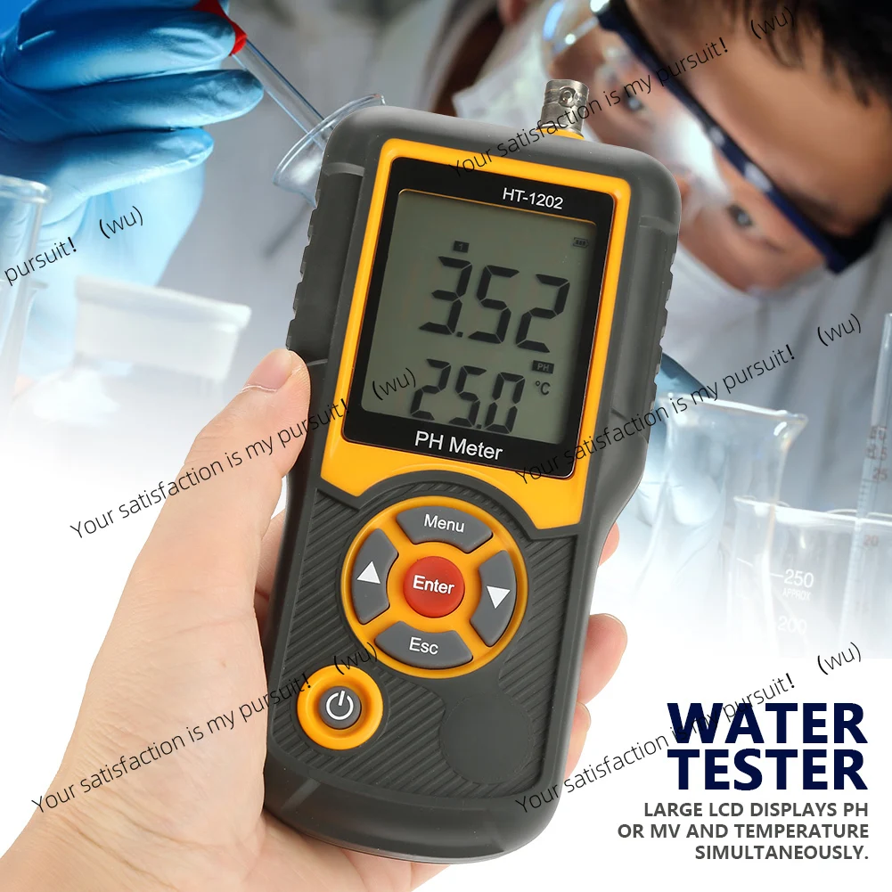 Suitable for HT-1202 high-precision digital water quality detector MV tester, thermometer 0~ 14PH