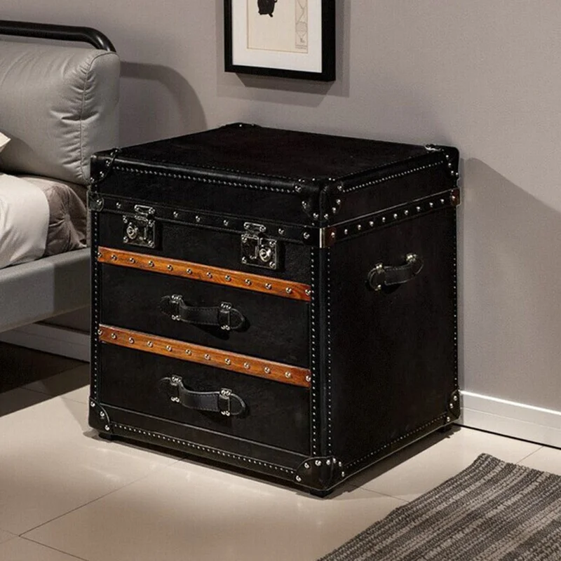 

Деревянный журнальный столик в средневековом стиле, приставной столик для дивана, приставной шкафчик для хранения, высококачественный стол ручной работы из массива дерева