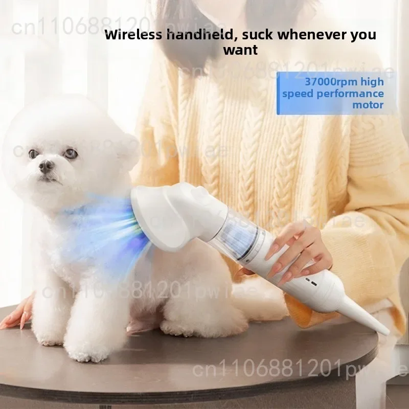 Medium-Sized Dog Hair Aspirator,Multifunctional Pet Comb,Efficient Adsorption,Dogs Dryer