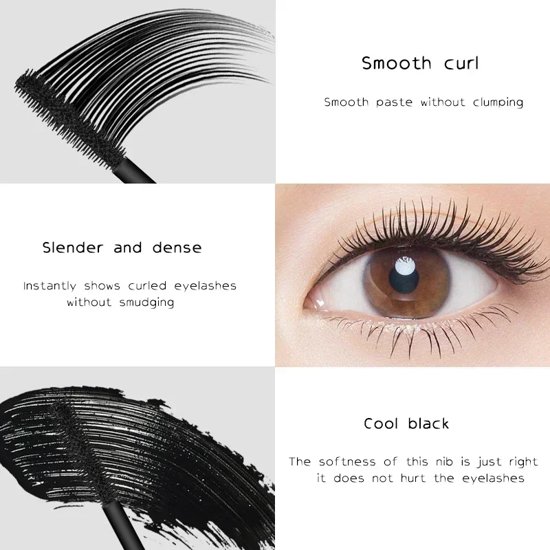Le mascara VIBELY Starry Sky Long est épais, recourbé, imperméable, durable, résistant à la transpiration et sans taches