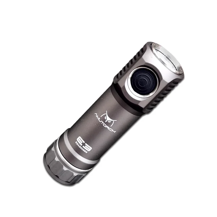 Amutorch flashlight E3 3000 lumens 21700 three light EDC outdoor camping light fill light