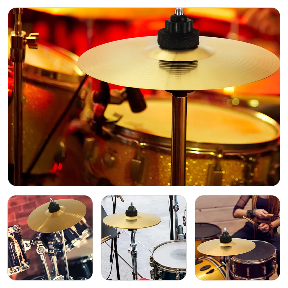 Percussion Cymbal Jazz Drum L Hi Hat Drum Kit Brass Jazz Cymbal Drum Jazz Thin Hat Cymbal Music Instrument Cymbals 8/10 Inch