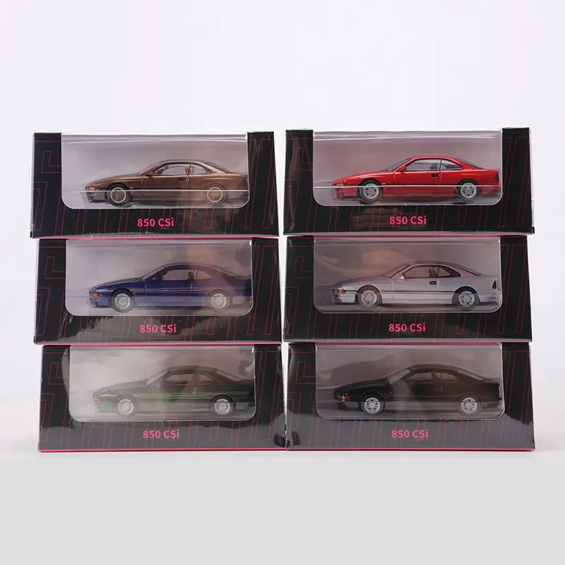 Shadow/DCT 1/64 BMW 850CSi Rollover Lightรถโลหะผสมของเล่นมอเตอร์Diecastโลหะรุ่นเด็กXmasของขวัญของเล่นสําหรับชาย