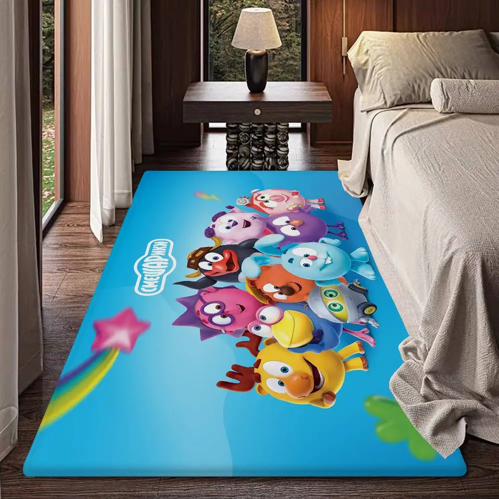 Popular S-Smeshariki Animation Hallway Carpet Non-Slip Laundry Room Mat Decor Balcony Child Living Room Bedside Area Rugs
