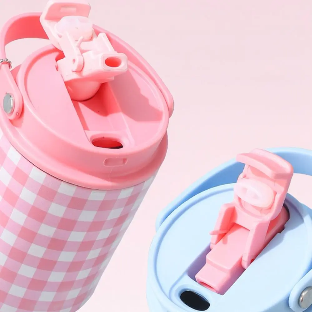 Portable 316 Stainless Steel Insulated Mug With Straw Large Capacity Travel Water Bottle Car Cup For Gym School Outdoor Hiking