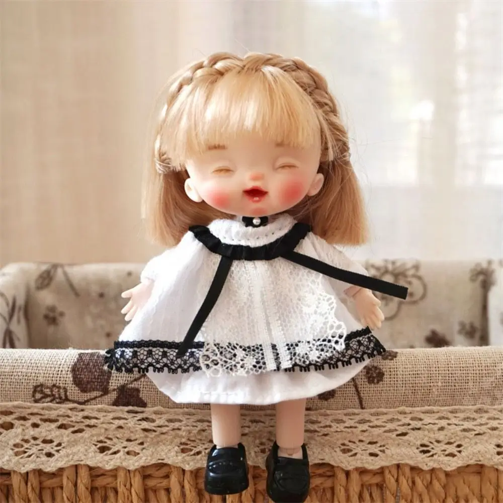 

1/12 Bjd Doll Ob11 Movable Joints Ob11 Doll with Clothes Mini Adjustable Obitsu 11 Clothes Dolls Kawaii 14CM Ob11 Bjd Doll Baby