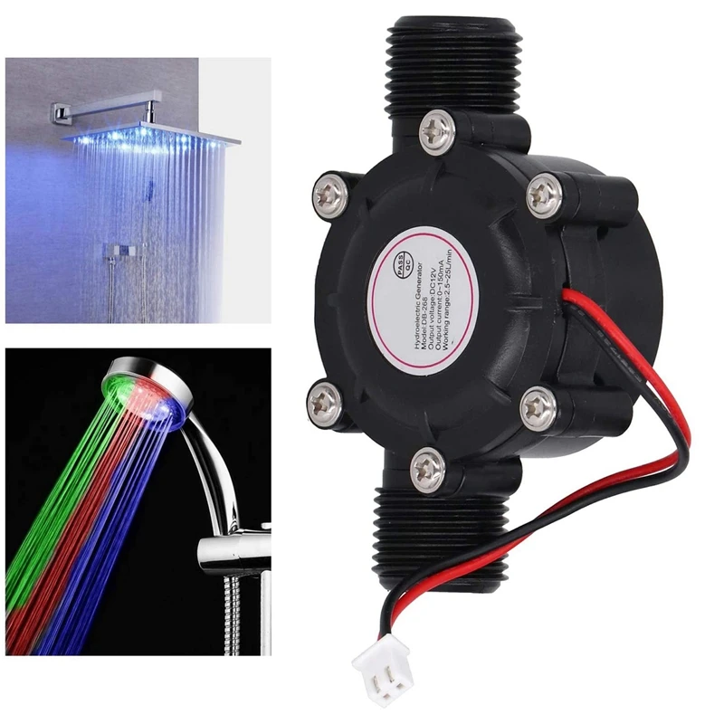 HOT-DC 12V Hydroelectric Water Power Mini Hydro Generator Hydraulic Charger Kit for Renewable Energy