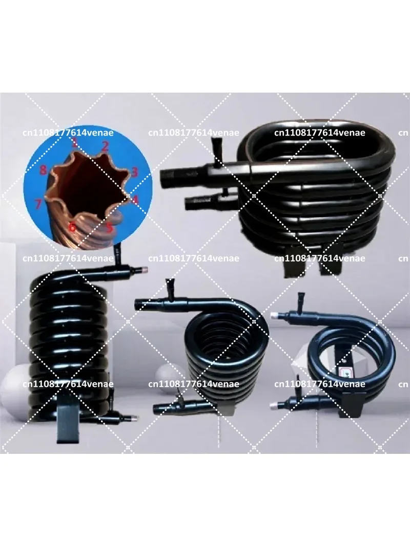 Coil Heat Exchanger Serpentine Condenser for Ice Maker, Air Conditioning Heat Pump, 0.5HP Fresh Water Cooling Pipe