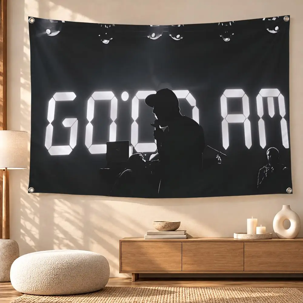 Mac Miller Hip Hop Rap Legacy Flags Wall Hanging for Outdoor Camping, Family Celebrations & Garden Home Decor Gift