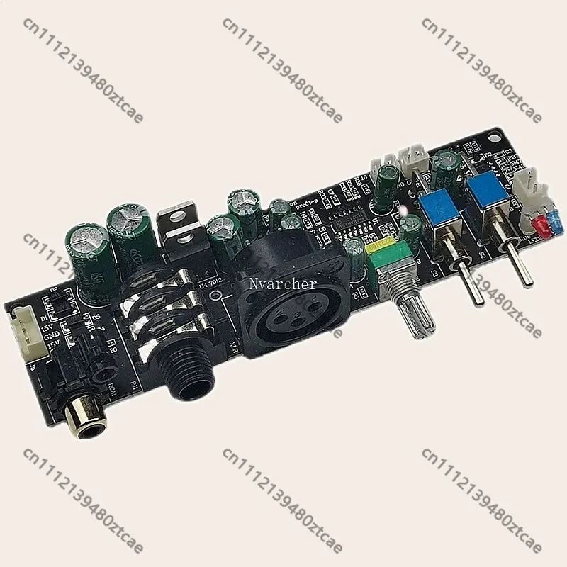 Nvarcher HIFI Mono Preamp Tone Amplifier Board Tweeter Bass Adjustment Volume Control For Home Audio Amplifiers