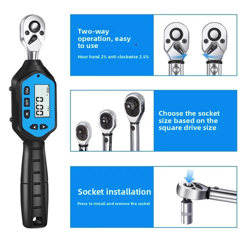 Mini Digital Torque Wrench  Automotive Repair Screw Tightening Torque Wrench