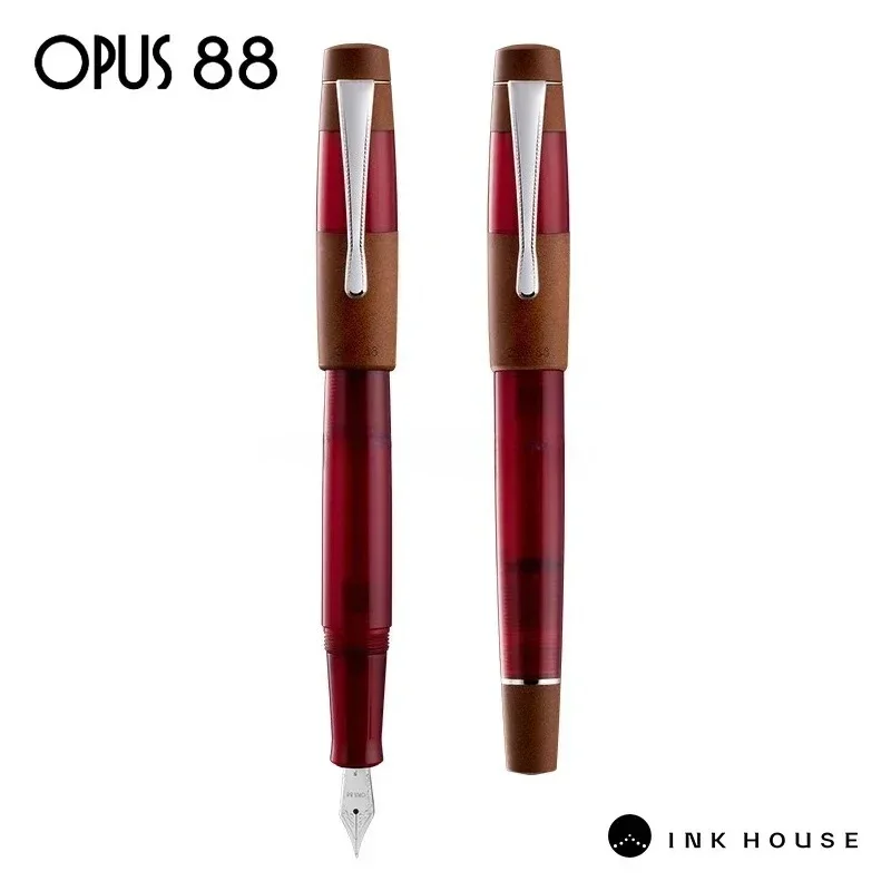 New OPUS 88 KOLORO Color Series Ebonite Fountain Pen JOWO Nib Drop-in Ink Pen Calligraphy Writing Gift Students Suppiers Gift
