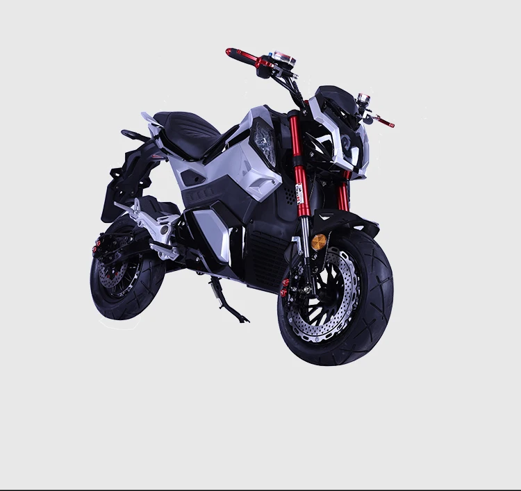 Fotografia 3: Moto Elétrica Off-Road 4500W de Potência Máxima, 60V 28.8AH, Autonomia de 96 km, Pneu Gordo de 14/12 Polegadas para Neve e Terrenos Acidentados