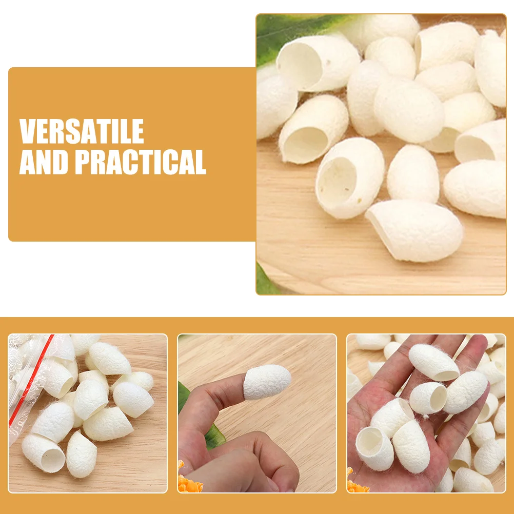 20 قطعة سرير الاصبع كرات دودة القز الطبيعية العناية بالوجه تنظيف البيج منظف الوجه تقشير لطيف الجلد أكثر سلاسة #5