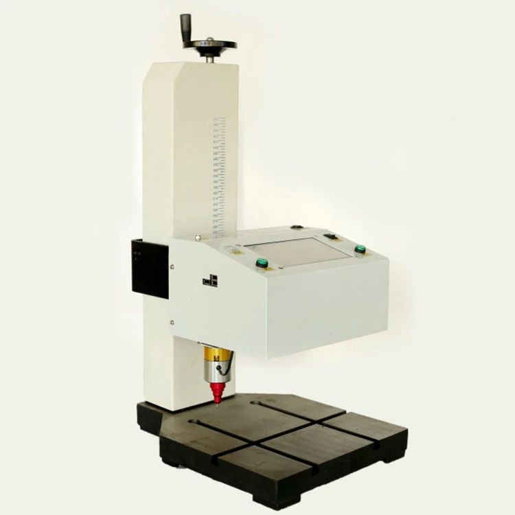 High Depth Desktop Pneumatic Dot Peen Marking Machine for Metal Engraving Machine for Cylindrical Flat surface