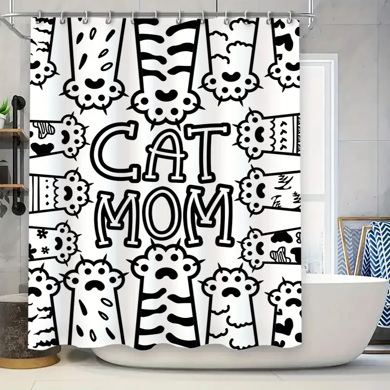 

Ярко цветная занавеска для душа на тему динозавра с мультяшными существами для декора ванной комнаты, водонепроницаемая ткань, предназначенная для дома