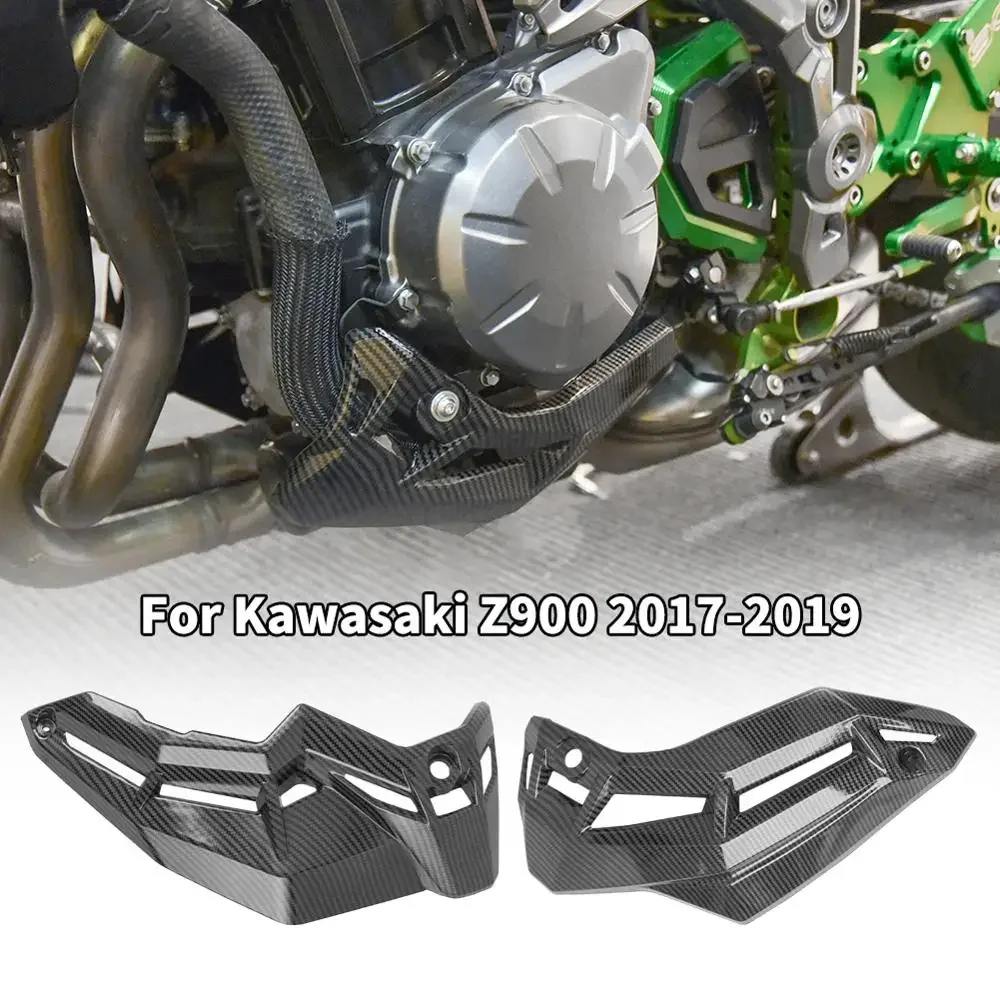 

2017 2018 2019 Z900 Lower Engine Guard Bottom Belly Pan Panel Fairing Cowl Cover Protector Carbon Fiber For Kawasaki Z 900 ZR900