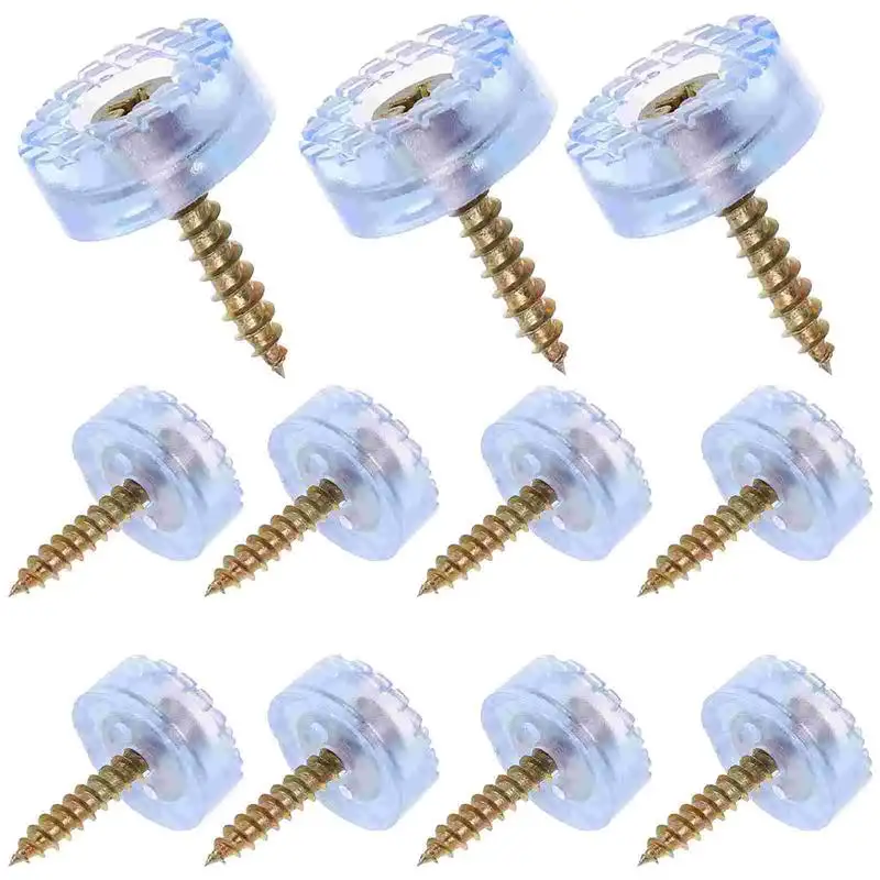 20 Pcs Furniture Foot Nails Silent Anti-slip Heightening Pad Chair Legs Non-slip Feet Rubber Spikes