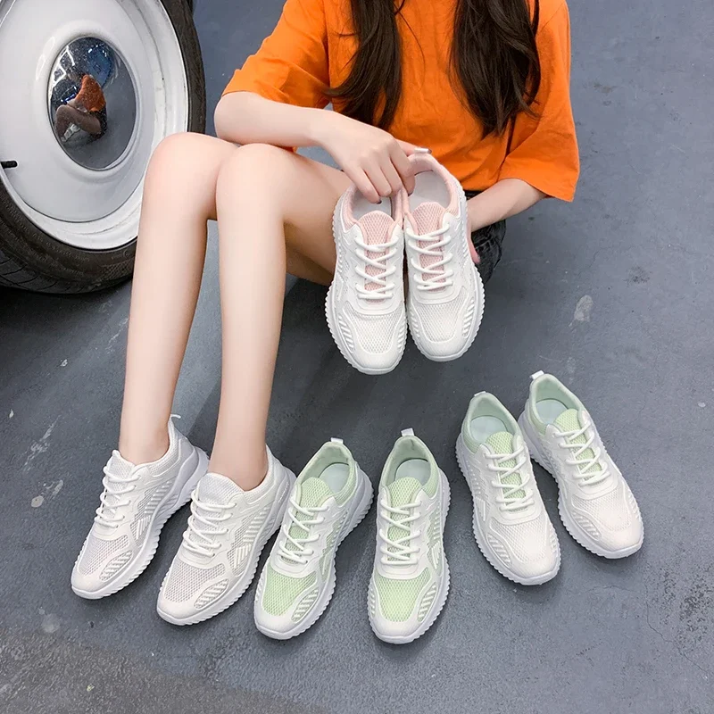 Breathable Women Running Shoes Lightweight Women's Sports Shoes Outdoor Non-slip Female Tenis Soft Sneakers Casual Free Shipping