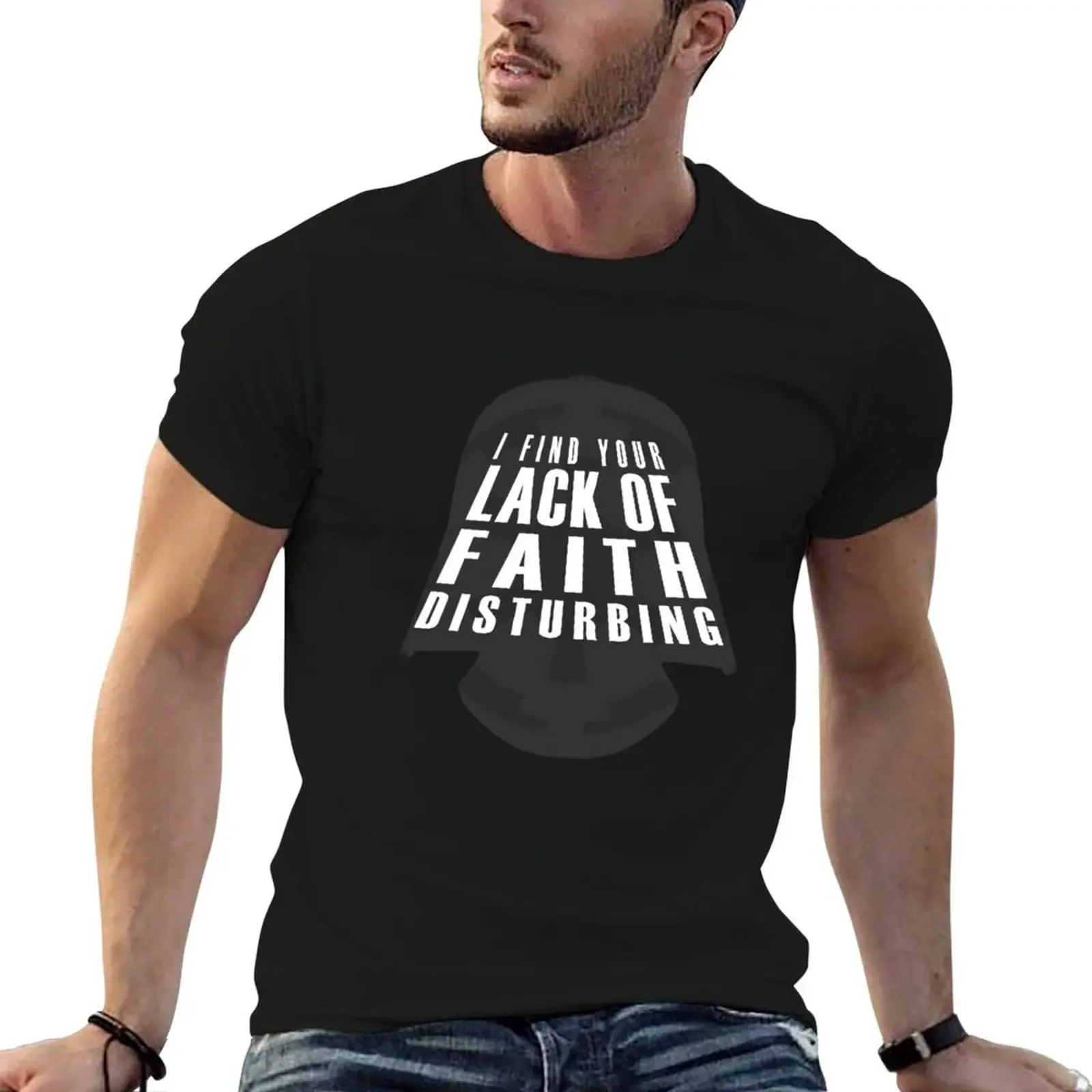 

Lack Of Faith T-Shirt cotton man t-shirts new gifts and t-shirts Men's cotton t-shirt