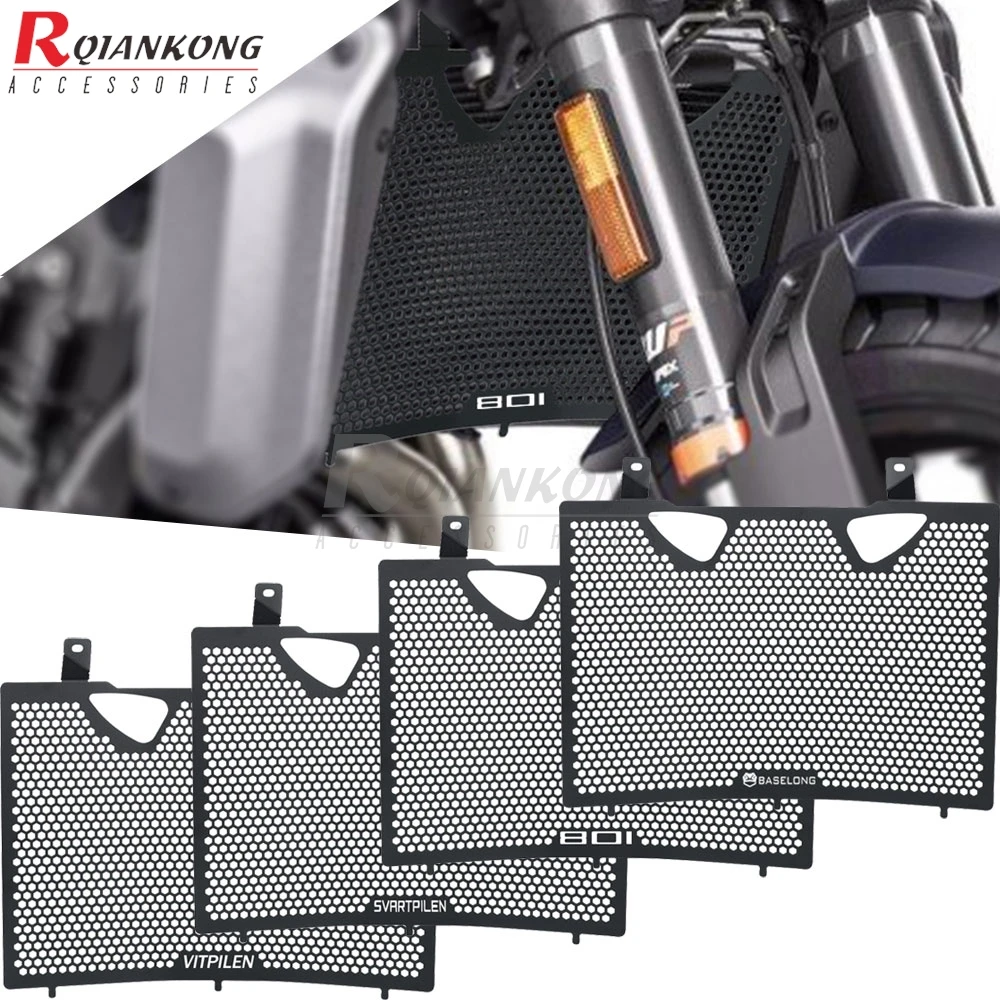 

For Husqvarna Vitpilen 801 2025 2026 2027 Motorcycle Radiator Grille Guard Cover Protector Parts Svartpilen 801 2024 2025 2026
