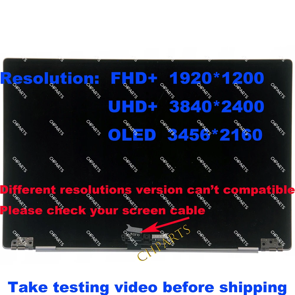 

3.5K OLED Touch Screen For dell XPS 13 Plus 9320 P151G P151G001 LCD Display Panel Replacement Full Assembly 3456*2160