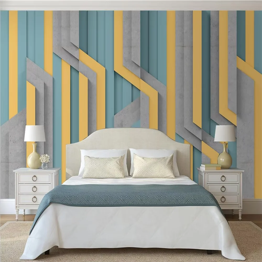 Custom Murals Wallpaper for Wall Painting wallpapers for Living Room Bedroom home decor Abstract geometry photo Mural Wall paper