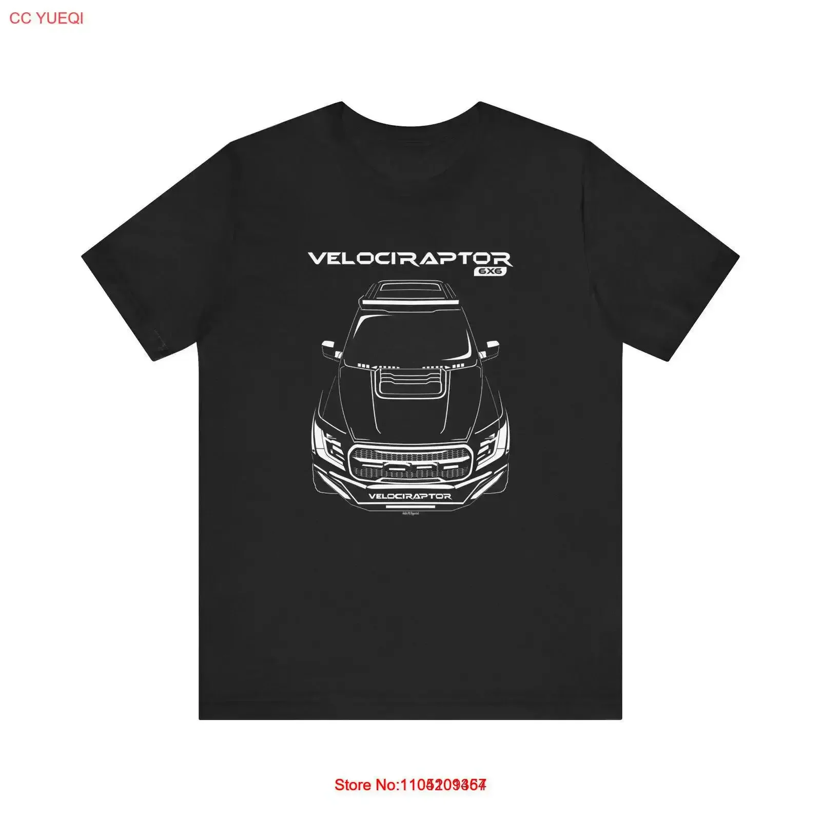 تي شيرت Hennessey Velociraptor 6x6 تي شيرت عتيق مغسول وناعم وأنيق ملابس الشارع الشهير قليلاً أوم مريح غير رسمي