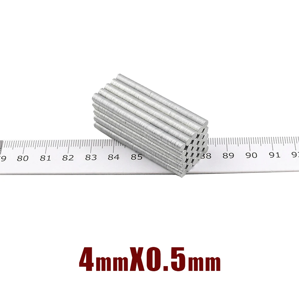 50/100/200/500/1000/2000/5000PCS 4x0.5mm Mini Small Round Magnets N35 Neodymium Magnet strong Permanent Magnets Disc DIY 4*0.5mm