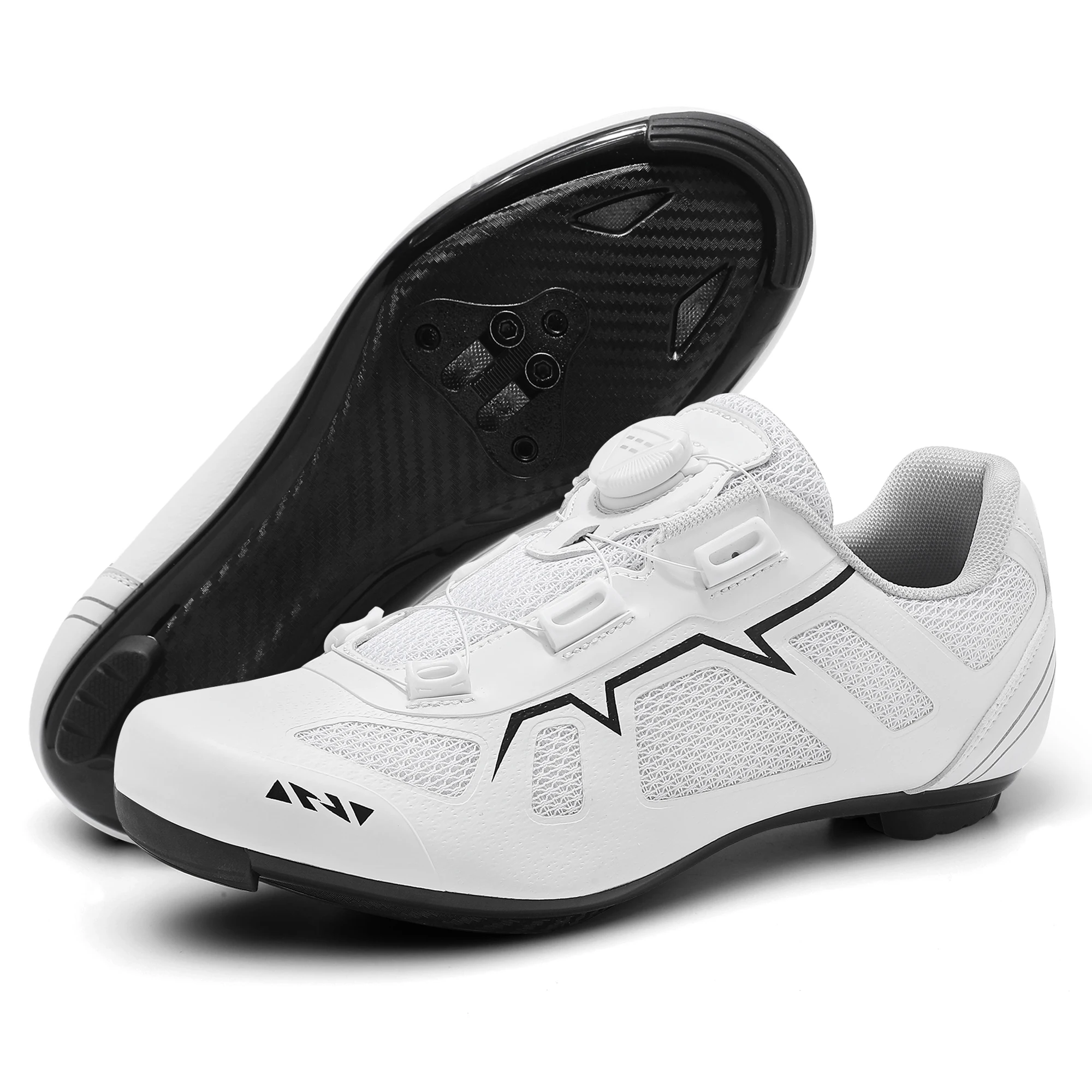 

Speed Cycling Sneakers Road Bike Shoes Men Women Sports Route Cycling Shoes Self-locking Racing Bicycle Cleats Shoes for Shimano