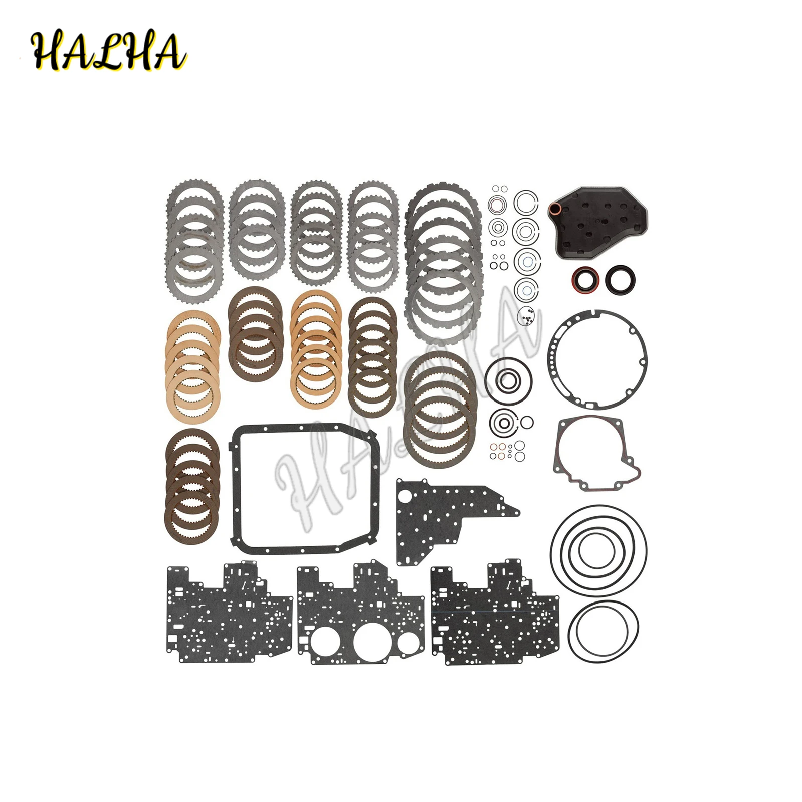 4R70W 4R75W Automatic Transmission Rebuild Overhaul Repair Kit Clutch Disc Friction Steel Kit for Ford F150 ATP LMS-12