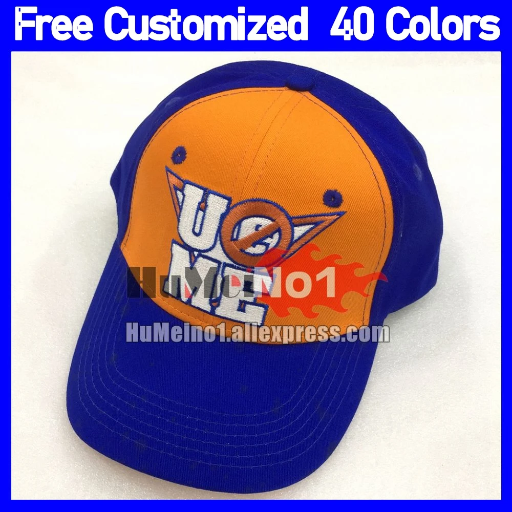 100 Colors Unisex Embroidery Hip-hop Hats Outdoor Adjustable Casual Baseball Caps Free Custom Wrestling Sports Cap Sunscreen Hat