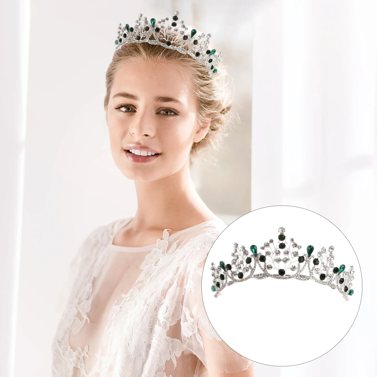 

Photography Accessories Crown for Bride Decoration Wedding Fashion Headwear Headdress Hair