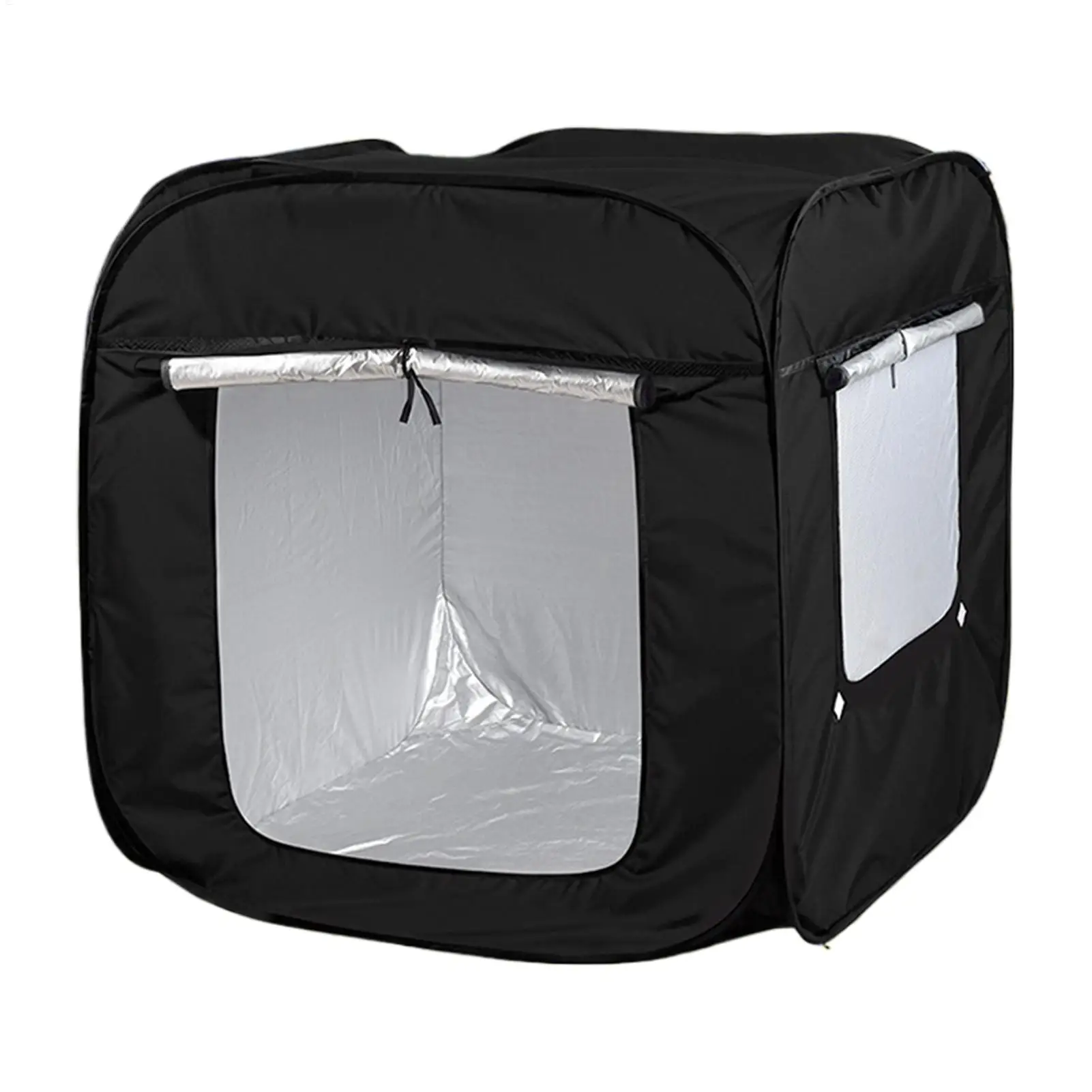 Sensory Play Tent Portable Foldable Den with Window Calm Down Black Tent for Children Bedroom Room Home Sleep Camping Outdoor