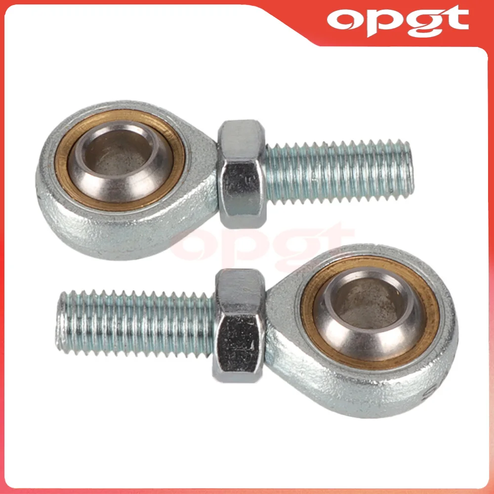 

OPGT 2 шт. SA12T/K M12x1,75 Концы рулевой тяги Шариковый шарнирный подшипник с глушителем M12 * 1,75 Мужская правая резьба
