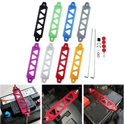 220mm / 190mm Aluminum Universal Battery Auto Battery Tie Down Mount Holder Bracket Brace Bar for Honda Civic EK EG