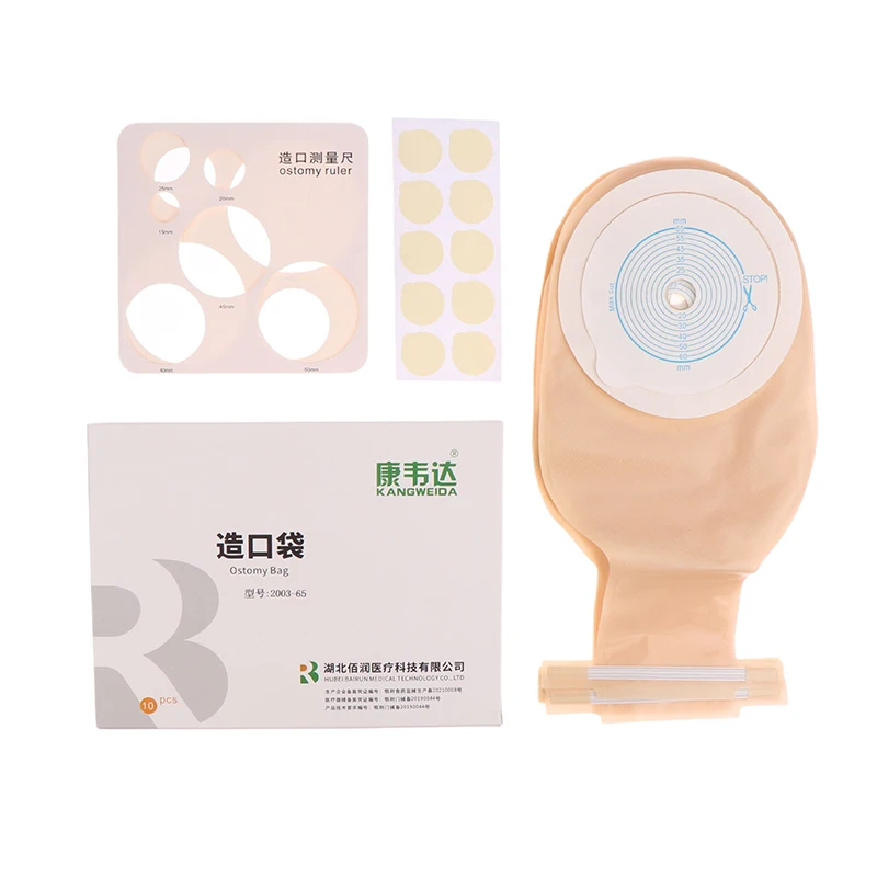 One-piece Medical Anorectal Ostomy Stool Bags Disposable Colostomy Pouch Ileostomy Bag Opening Drainable Pouch Ostomy