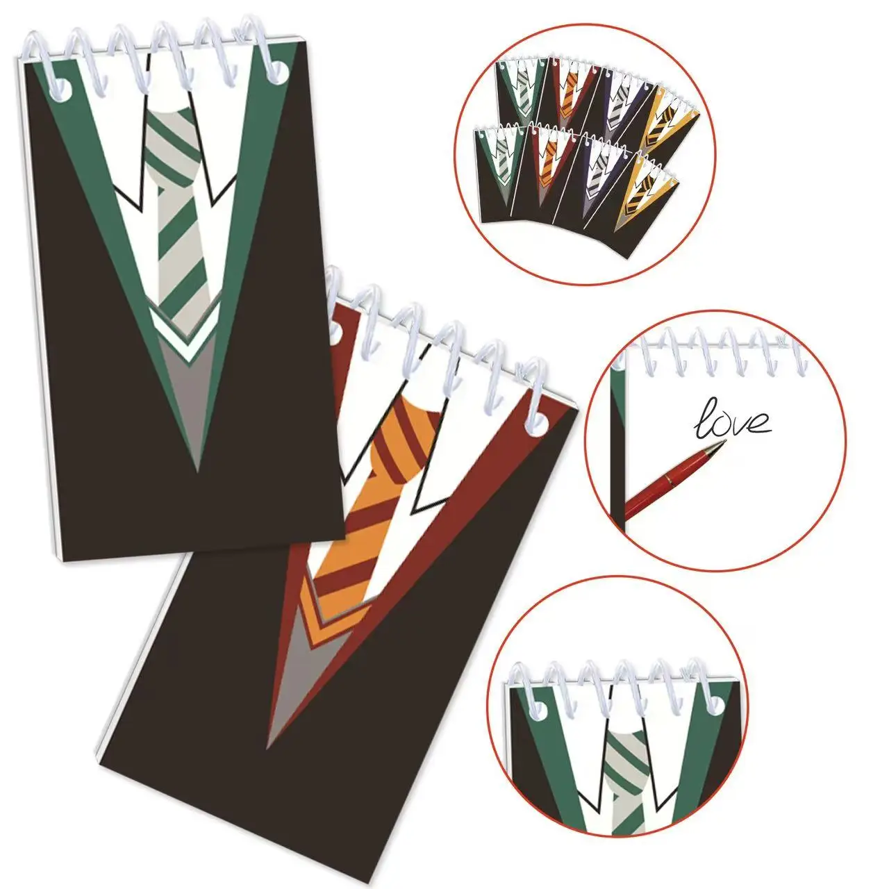 

10/12 шт. Мини-блокноты на спирали, портативные мини-блокноты для заметок, тетради на пружине, подарки для детей, офисные канцелярские товары, школьные дневники