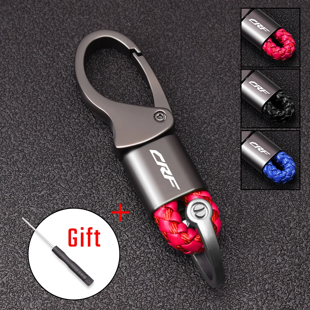 Motorcycle Keyring Metal Key Ring Keychain FOR HONDA CRF250L CRF300L/Rally CRF125/150/250/450 R/X/RX CRF 250R 450R