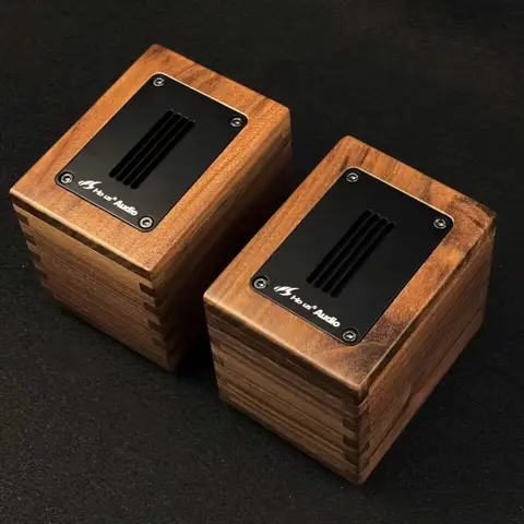 A-683  Bookshelf Speaker Walnut Fever Independent Ribbon Super Tweeter External Tweeter Speaker Sound Box 30W 6Ohm