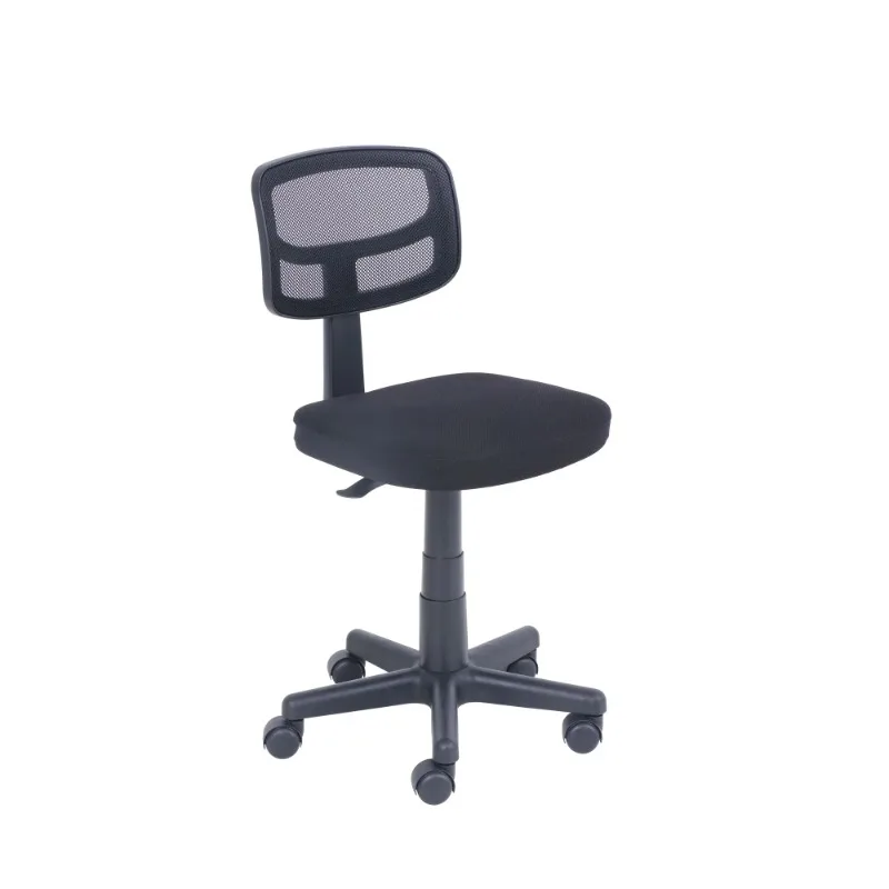 

NEW Mesh Task Chair with Plush Padded Seat, Teens and Adult, Black/Black