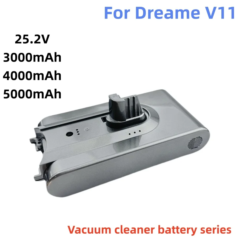 

For Xiaomi 5000mAh Replacement Battery for Dreame V11 V11SE V12 VVT1 VVN6 VVN5 Rechargeable Removable Cordless Extra Battery