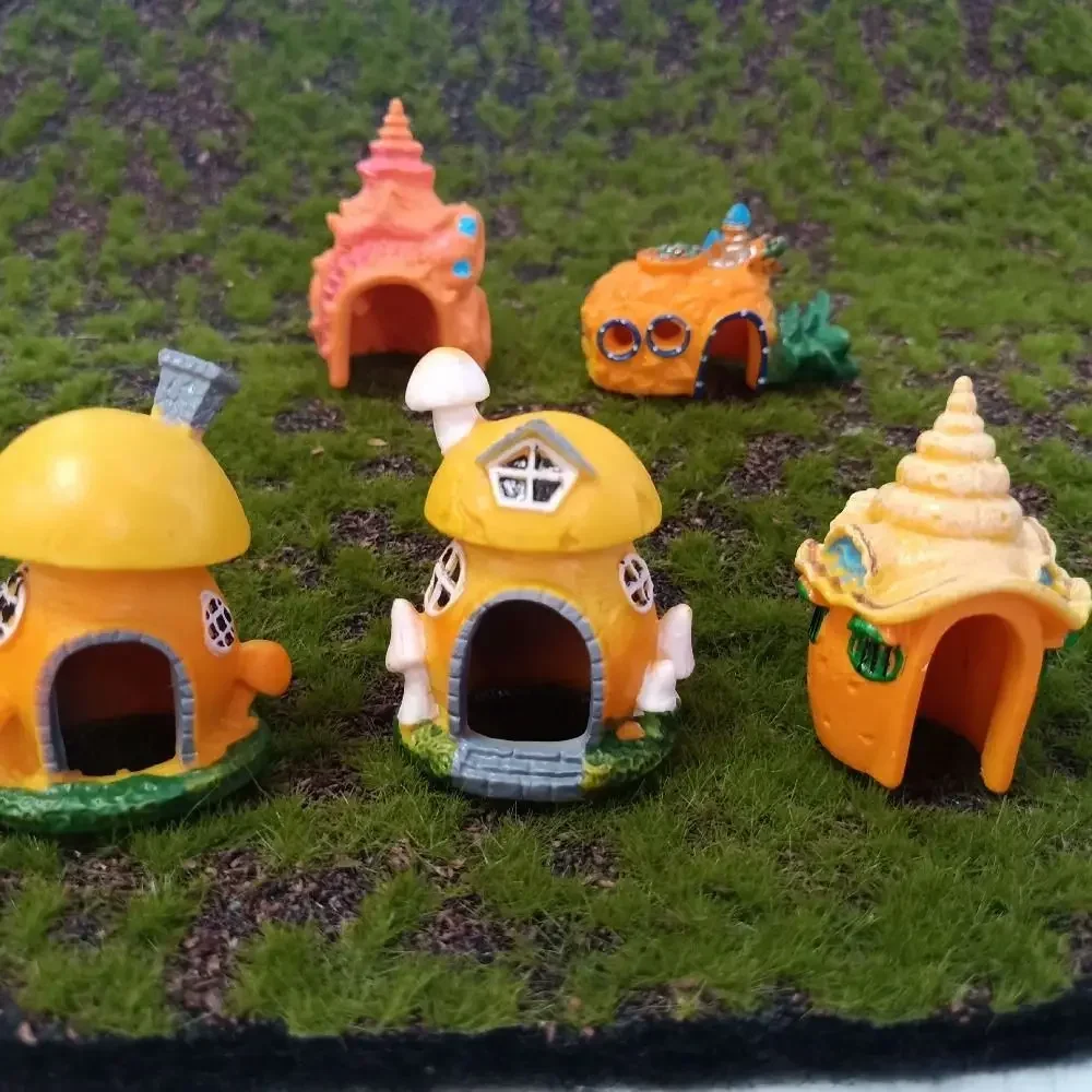 

Fish Tank Decor Figures Ornaments Simulation Resin Pineapple House Fish Tank Decoration Landscaping Aquarium Accessories 어항 꾸미기