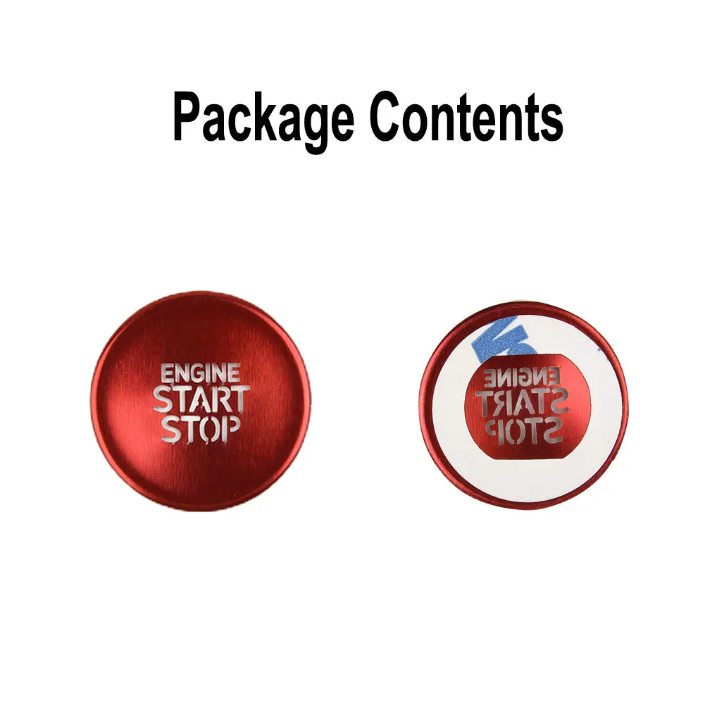 

Engine Start Stop Button Key Cover for Hyundai For Tucson 2022 2023 with Aluminum Alloy Material Compatible Replacement Part