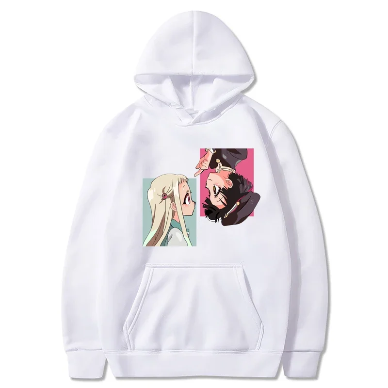 

Jibaku Shounen Hanako kun Harajuku Prints Hoody For Women Creativity Print Sportswears Pocket Fleece Clothes Loose Warm Pullover