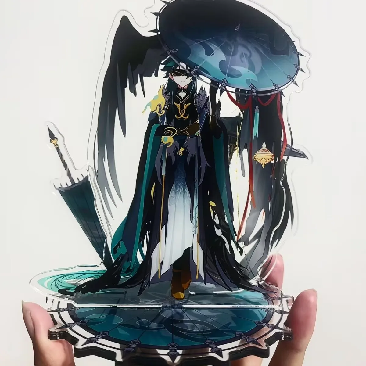 

Genshin Impact, высококачественный высококачественный акриловый персонаж 2D "Xiao" для коллекции и украшения в подарок.