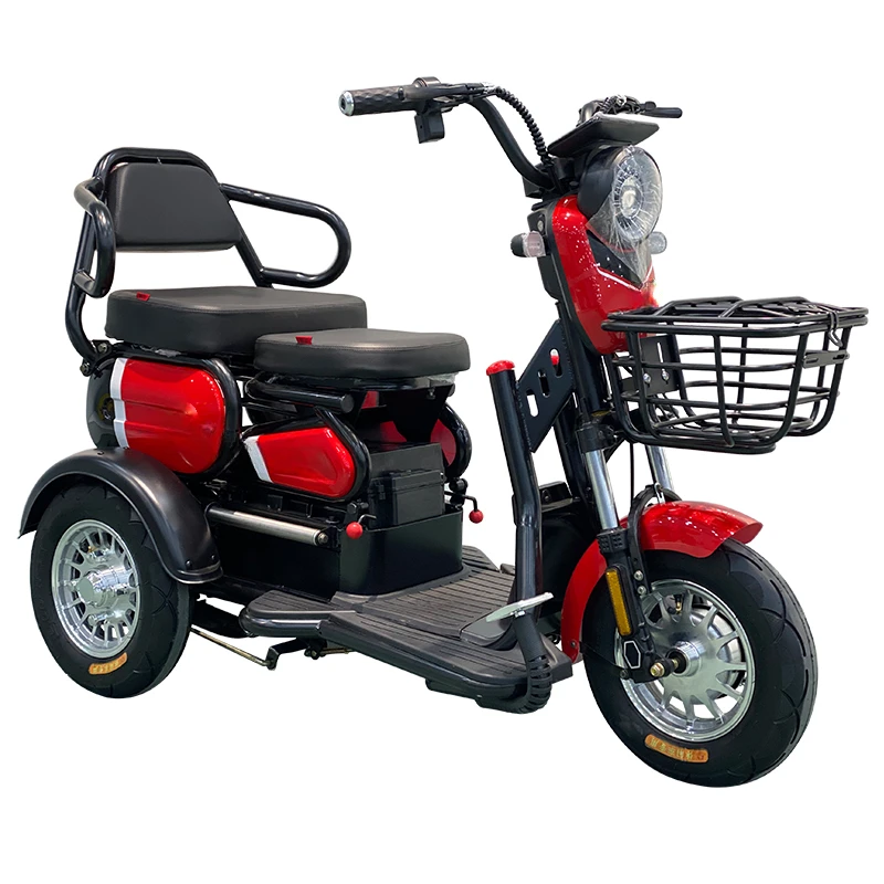 

China design wholesale motorcycles tricycles 3 wheel adults electric tricycle with passenger seat