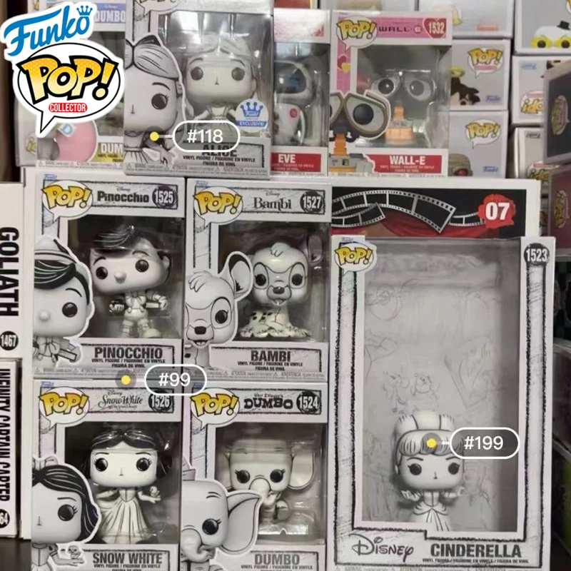 Funko Pop Original Disney Blancanieves y los siete enanitos, figura de acción Sketched Deco1526, juguetes para niños y niñas, regalo
