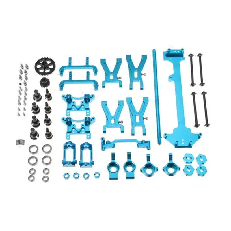 WLtoys 1/18 A949 A959 A969 A979 K929 RC Car Upgrade Part Swing Arm Steering Cup Steering Group Rear C-shaped Seat Shock Absorber