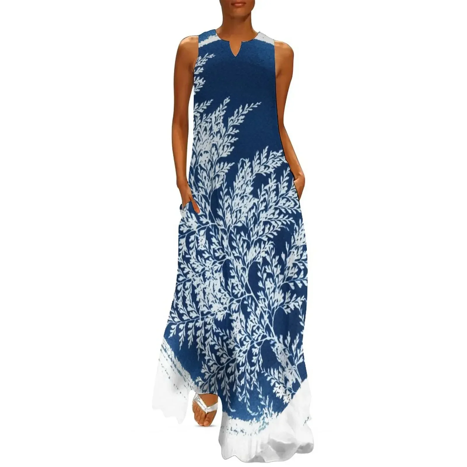 

Hawaiian Palapalai Fern Long Dress dress for women summer dress women 2025 for women 2025 Female
